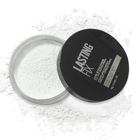 White Setting Powder Translucent Loose Setting Powder Matte Smooth Oil Control Loose Face Powder Waterproof Long Lasting Lightweight Setting Powder Makeup-VivaGrace Women