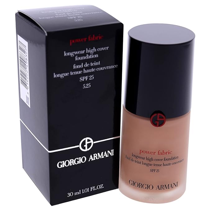 Power Fabric Longwear High Cover Foundation SPF 25-5.25 by Giorgio Armani for Women - 1 oz Foundation-VivaGrace Women