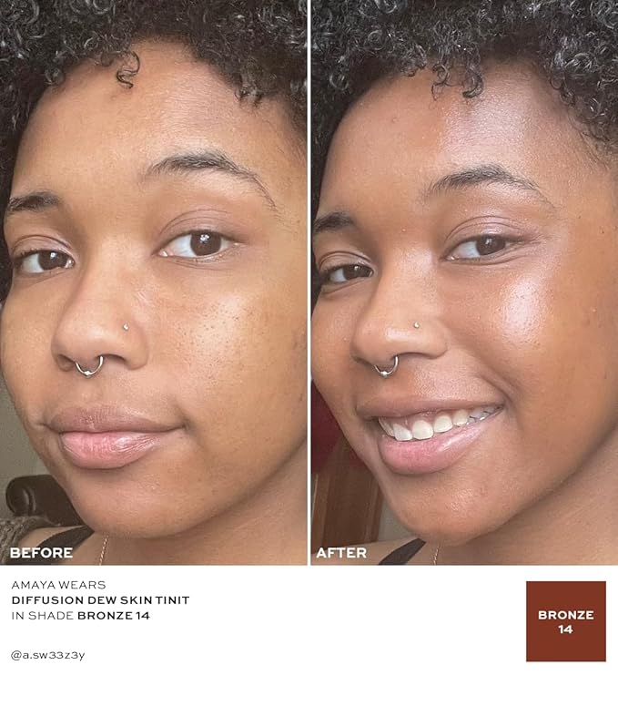 MAKE Beauty - Diffusion Dew - Radiant Skin Tint (Bronze 14)-VivaGrace Women