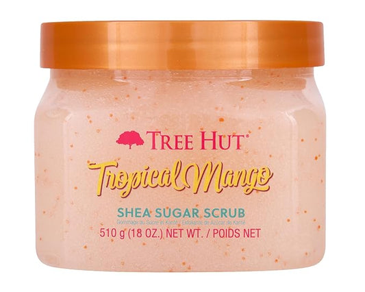 Tree Hut Shea Sugar Scrub Tropical Mango, 18oz, Ultra Hydrating and Exfoliating Scrub for Nourishing Essential Body Care-VivaGrace Women