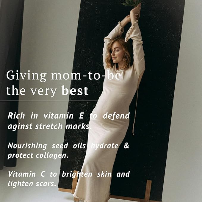 Promise Stretch Mark Prevention Kit, Scars and Dry Skin, Ultra-Hydrating Stretch Mark Cream and Stretch Mark Oil for Pregnant Women, Vegan, Non-Toxic, Set-VivaGrace Women