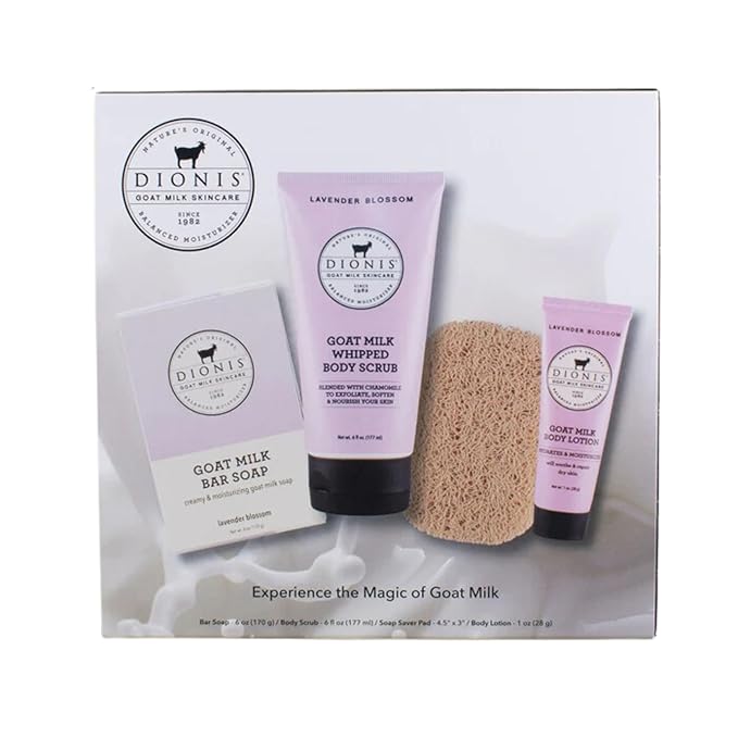 Dionis Lavender Blossom Goat Milk Body Care Bundle-VivaGrace Women