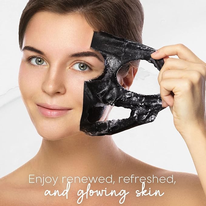 Charcoal & Tea Tree Peel-Off Face Mask - Blackhead Remover, Acne Treatment, Unclogs Pores, Deep Cleansing - Dermatologist Tested Korean Skincare, Clean Beauty, Cruelty-Free - 6.7 Fl oz-VivaGrace Women