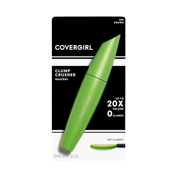 COVERGIRL, Clump Crusher by LashBlast Mascara, Brown, 0.44 Fl Oz (Pack of 1) (packaging may vary)