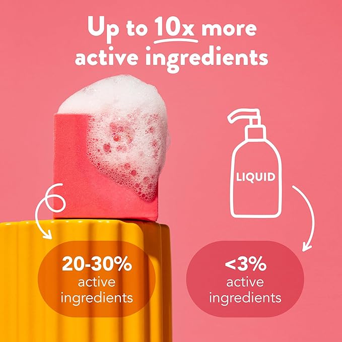 Ethique Rice Shampoo Bar for Dry and Damaged Hair - Sorbet |Paraben Free, Sulfate Free, Vegan, Cruely Free, 3.88 oz-VivaGrace Women