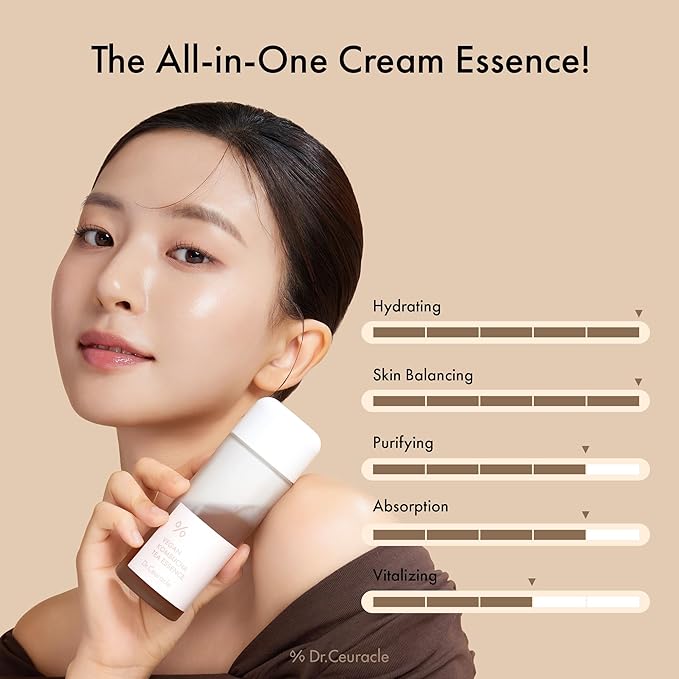 Dr.Ceuracle Vegan Kombucha Tea Essence - Hydrating Milky Toner with Kombucha Tea Extract, Centella Asiatica, Ceramide, Korean Skincare (150 ml / 5.07 fl. oz.)-VivaGrace Women