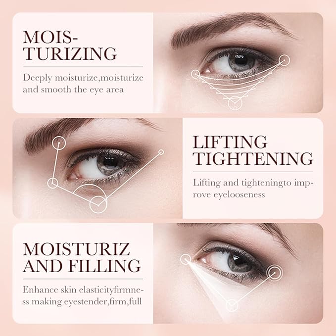 Retinol Eye Cream Stick for Dark Circles Under Eye Treatment, Puffiness and Bags - Firming & Hydrating Eye Cream for Anti-Aging Results in 3-4 Weeks-VivaGrace Women