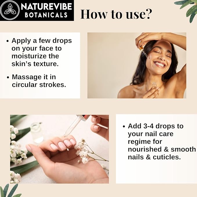 Naturevibe Botanicals Castor Rosemary Oil 32 Ounces | 100% Pure and Natural | Great for Skin Care and Hair Care-VivaGrace Women