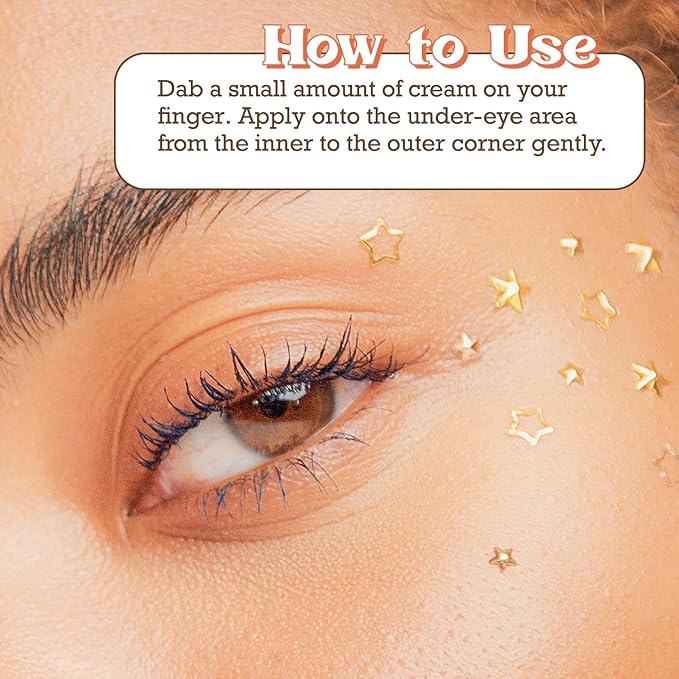 Natural Rose Water Base Vitamin C Eye Cream for Dry&Sensitive Skin | Dark Circles Wrinkles Puffiness and Bags Under Eyes | Anti Aging Nourishes | Made In USA | #Purifect 30ml (#Bright Vibes Only)-VivaGrace Women