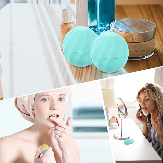 FRCOLOR Lip Balm Containers 10Pcs Empty Lip Lip Balm Bottles Filling Lipstick Box Empty Lip Balm Sphere Containers Balm Sphere Containers Lip Balm Holder-VivaGrace Women