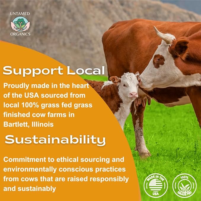 Untamed Organics Just Tallow 100% Grass-Fed Grass-Finished Beef Tallow Balm For Skin Care - Full Body & Face Moisturizer For Sensitive Skin, Eczema - All-Purpose Pure Tallow Cream (Unscented) 2 oz-VivaGrace Women