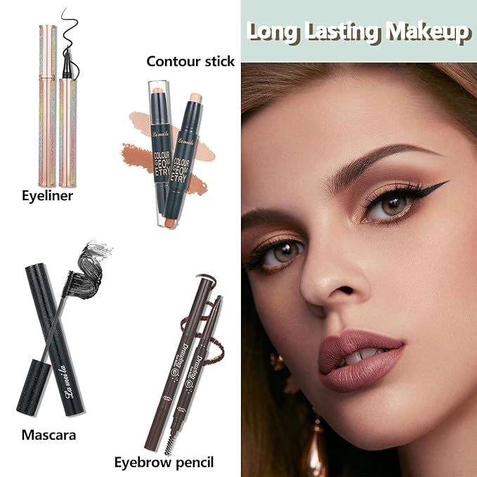Makeup Kits Makeup Sets for Teens Women Teenagers Makeup Kit for Women Full Kit Make up Set Girls Gift Eyeshadow Foundation Makeup Kits for Teens Girls Ages-VivaGrace Women