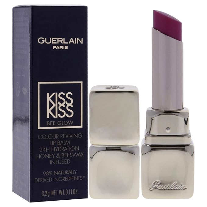 Kiss Kiss Bee Glow Lip Blam - 409 Fucsia Glow by Guerlain for Women - 0.11 oz Lip Balm-VivaGrace Women