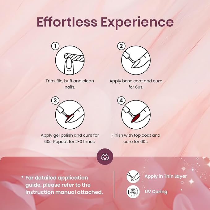 Beetles Gel Nail Polish Kit, 23Pcs Nude Pink Gel Polish White Gray Baby Blue Glitters Nail Polish Set with Glossy Matte Top Coat and Base Coat Fall Winter U V Soak Off Manicure Gift For Women-VivaGrace Women