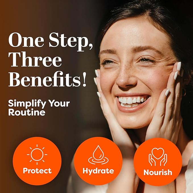 TruSkin Sunscreen Serum for Face – SPF 30 Universal Tinted Mineral Sunscreen Face Serum – Lightweight Transparent Finish – Zinc Oxide, Vitamin C, Hyaluronic Acid, Ceramides, All Skin Types, 1 fl oz-VivaGrace Women