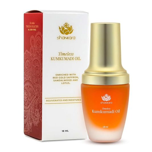 Shankara Kumkumadi Oil with Pure Saffron and Ayurvedic Herbs (Original Aroma 18ml)-VivaGrace Women
