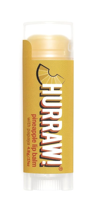 Hurraw! Pineapple Lip Balm: Organic, Certified Vegan, Cruelty and Gluten Free. Non-GMO, 100% Natural Ingredients. Bee, Shea, Soy and Palm Free. Made in USA-VivaGrace Women