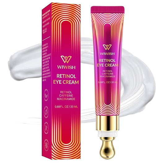 Advanced Retinol Eye Cream: Under Eye Cream for Dark Circles and Puffiness, Anti-Aging Eye Cream for Wrinkle Reduction and Firming, Under Eye Treatment Reduces Fine Lines and under eye bags-VivaGrace Women