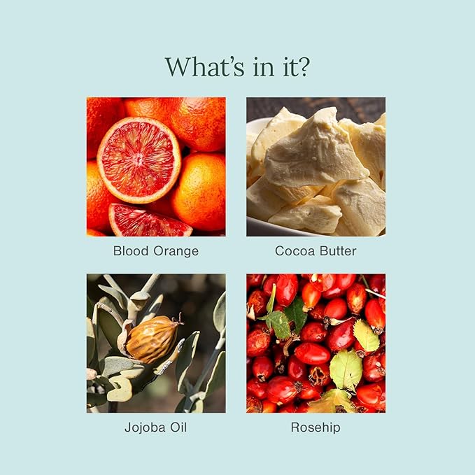 Juicy Chemistry - Organic & 100% Natural Lip Balm for Women with Anti-Ageing and Pigmented Lips w/Blood Orange & Rosehip (5gm)-VivaGrace Women