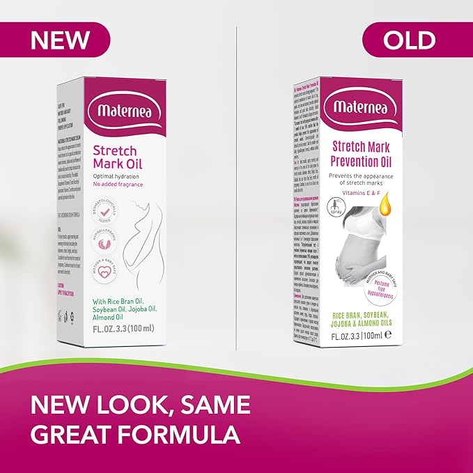 Stretch Mark Oil - Provides Optimal Skin Hydration and Nourishment, 3.3 FL. OZ. (100 ml)-VivaGrace Women