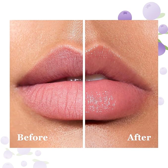 Boobeen Fruit Lip Balm Stick, Lip Repair Stick for Dry Cracked Lips, Moisturizing Lip Care Reduce Fine Lines, Hydrating Lip Balm for Men & Women-VivaGrace Women