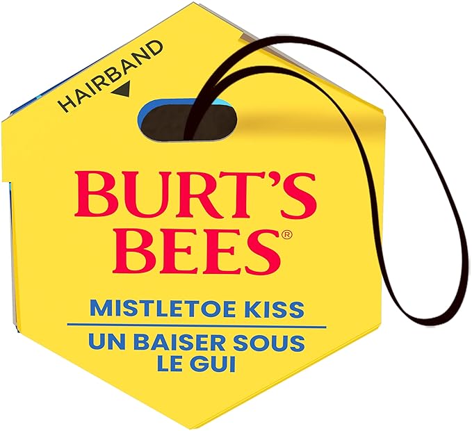 Burt's Bees Mistletoe Kiss Pink, Pomegrante, Peony, Hibiscus Lip Balm and Shimmer Holiday Collection Gift Set of 3-1 Count-VivaGrace Women