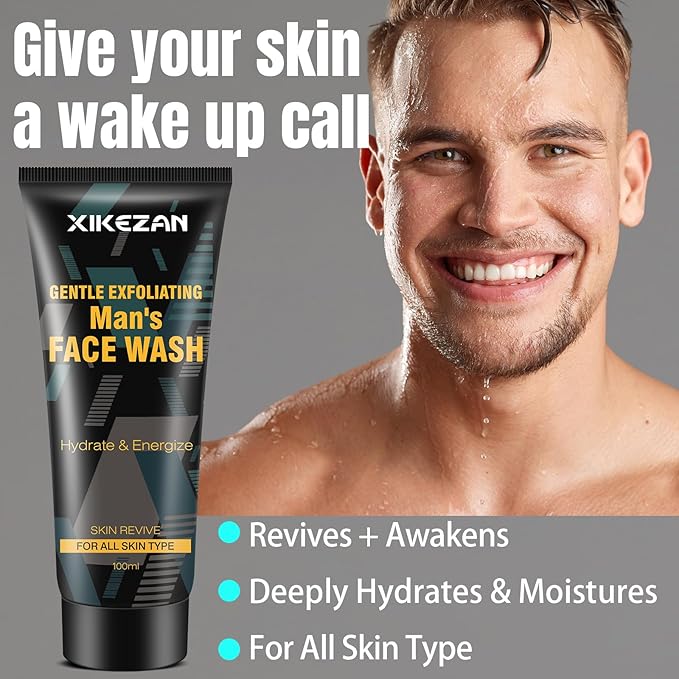 Gifts for Men,Mens Body Wash Gift Set Cleansing & Hydrating Skin w/Face Wash,Deodorant,Sandalwood & Cologne 3 in 1 Hair,Face & Body Wash,Mens Stocking Stuffers Christmas Gifts for Men Him Dad Husband-VivaGrace Women