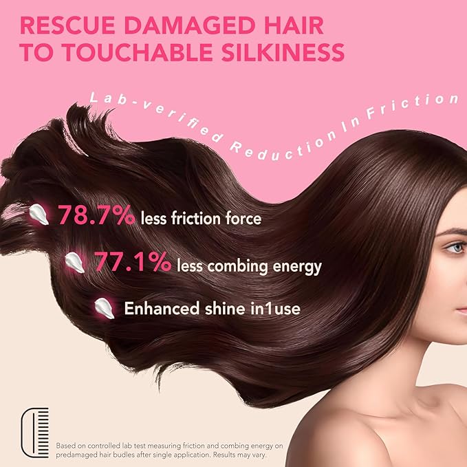 Keratin & Collagen Repair Hair Mask for Damaged Hair | Deep Conditioner Revives Dry, Frizzy, Bleached & Color-Treated Hair | With Argan Oil & Biotin | Treatment for Split Ends | 500ml-VivaGrace Women