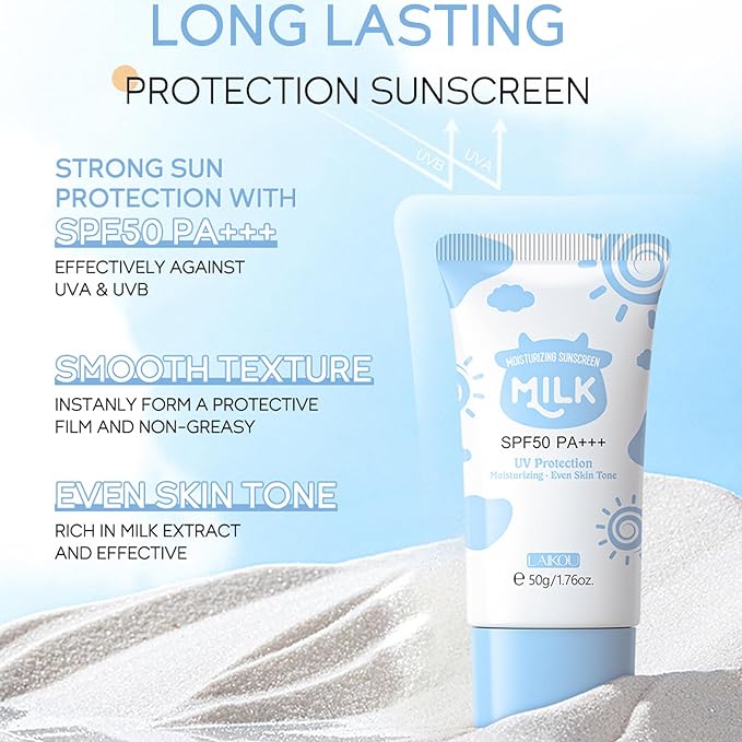 Milk skin care set - skincare set for women - facial skin care sets & kits - gift set skincare - skin care sets for teens- skin care sets for girl-VivaGrace Women