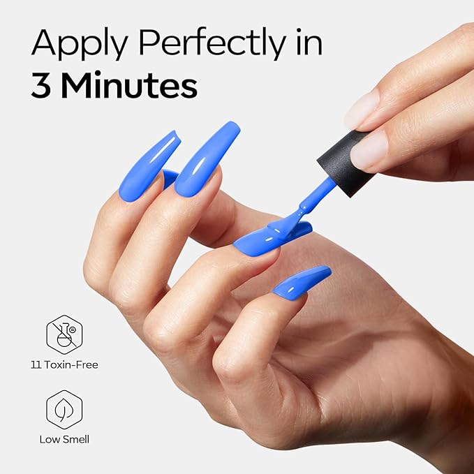 modelones Summer Gel Nail Polish, 6 Colors Jelly Gel Polish Neon LGBT Red Blue Green Pink Purple Nail Art Design Translucent Soak Off Manicure Salon DIY Girls Women Gift-VivaGrace Women