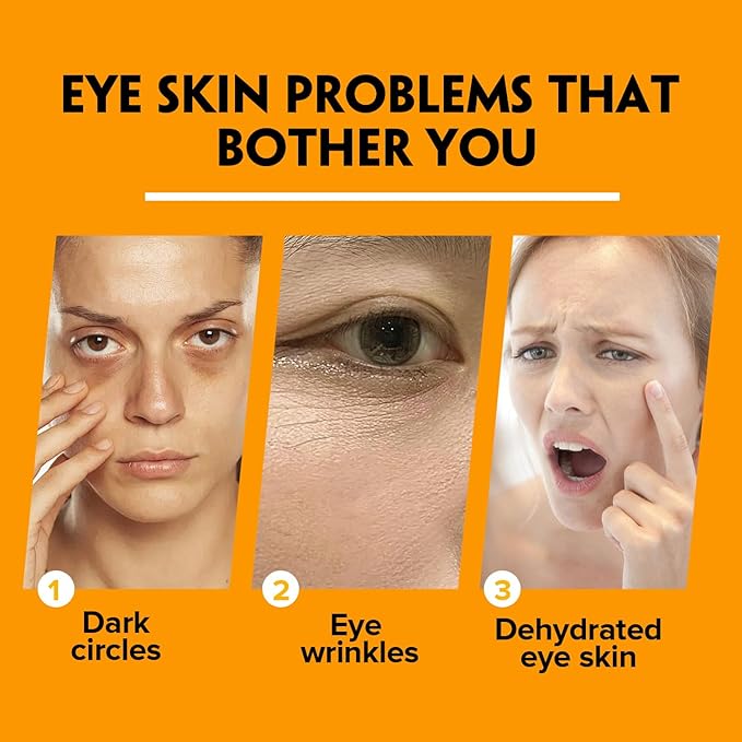 Retinol Eye Cream Anti Aging, Turmeric moisturizer Eye Balm Stick Hydrating Retinol Eye Cream Stick for Dark Circles and Puffiness Fine Lines 5g-VivaGrace Women