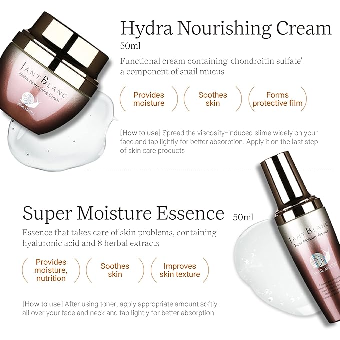 Jantblanc Snail -Mucus Skin Care Set (Skin Care 6 Set)-VivaGrace Women