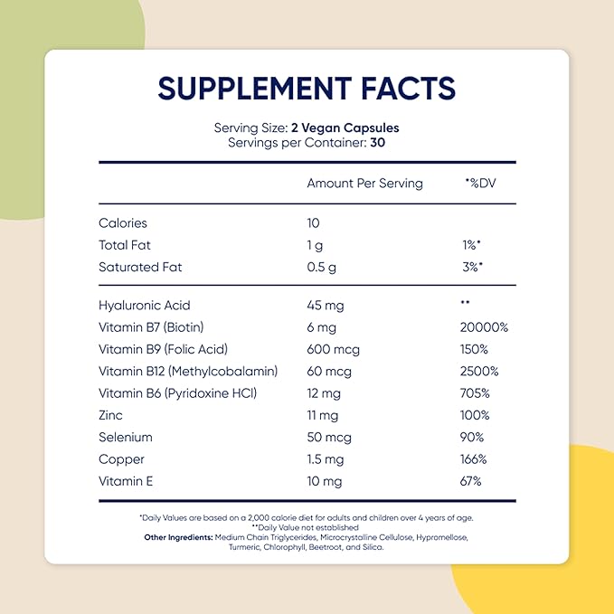 Moerie Ultimate Hair Boost Supplement for Women & Men - Hair, Skin, Nails Vitamins with Biotin & Minerals for Hair Health - Thicker Hair - 60 Capsules-VivaGrace Women