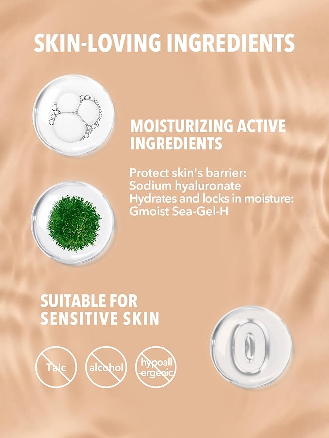 SHEGLAM Hydrating Cream Full Coverage Foundation Balm Long Lasting Concealer Face Foundation for Dry Skin - Earth-VivaGrace Women
