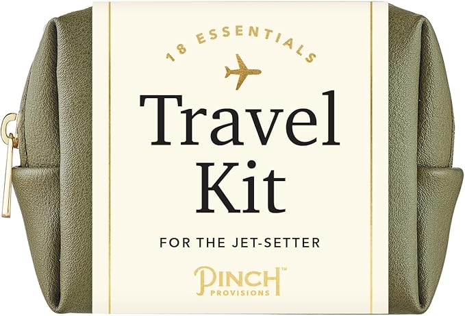 Pinch Provisions Travel Kit, includes 18 Must-Have Emergency Essential Items for Travelling, Ideal Road Trip or Airport Gift for Friends, Family & Peers, Portable Pouch-VivaGrace Women