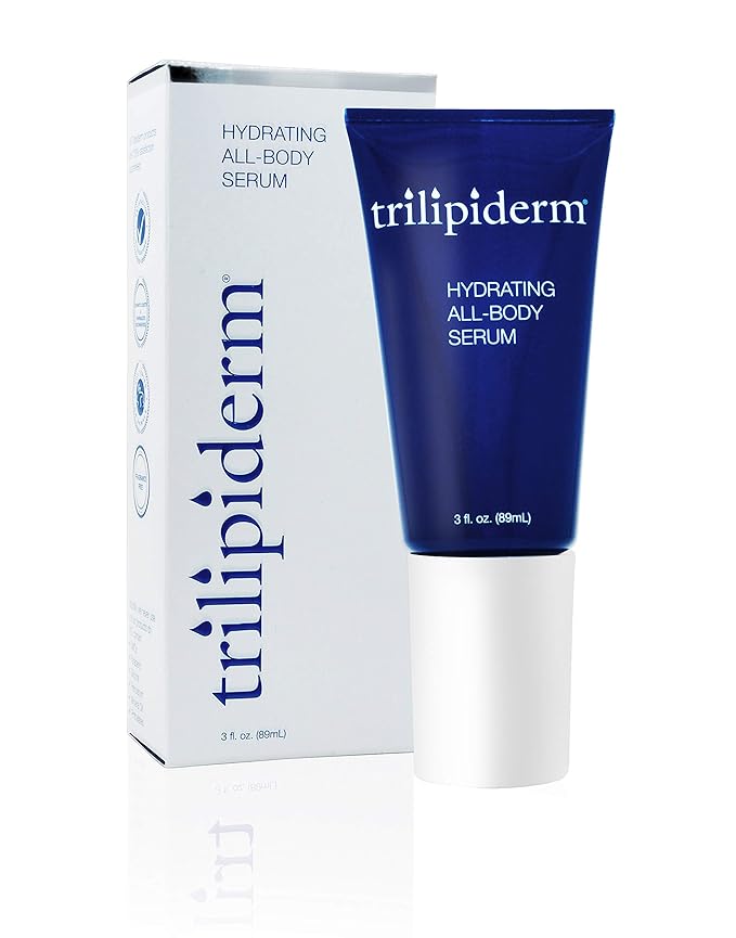 Trilipiderm Essential Body Regimen Bundle Set – 4 Simple Steps for this regimen - Start with Gentle Exfoliant Cleanser, Sun Care and Rejuvenating System that is powerful, natural and healthy hydration-VivaGrace Women