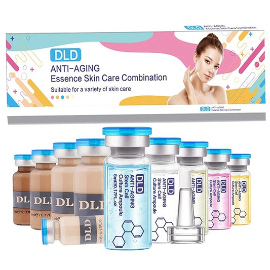 BB Facial Glow Starter Kit Facial Pigment Serum Treatment Kit,Anti-Aging Serum Pigments Set for Micro-needling Skin Treatment 10 Vials 5ml Hyaluronic Acid Ampoule foundation Essence Skin-VivaGrace Women
