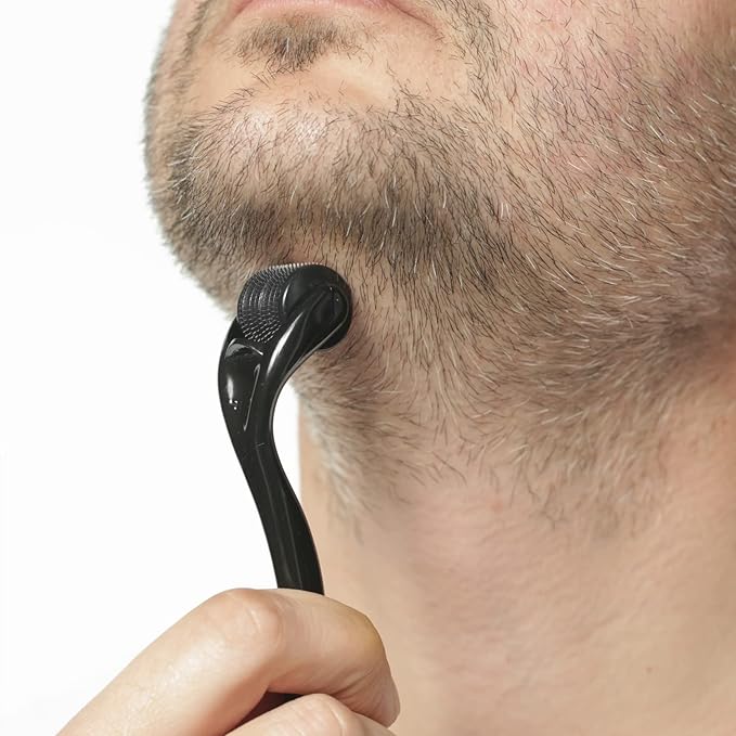 ROSELYNBOUTIQUE Derma Roller for Hair Beard Facial Skin Face 540 Titanium Microneedle - At-Home Beauty Instrument - Holiday Gift for Men Women-VivaGrace Women