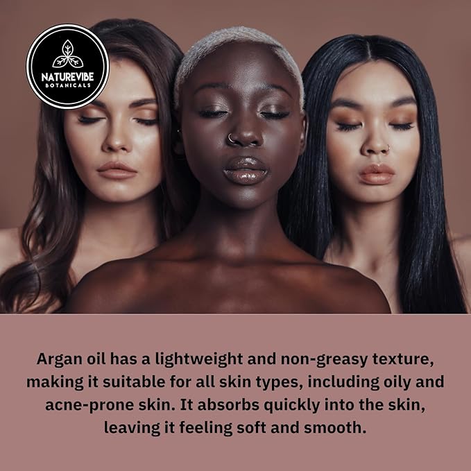 Naturevibe Botanicals Argan Oil 32 Ounces | 100% Pure and Natural | Great for Skin Care and Hair Care-VivaGrace Women