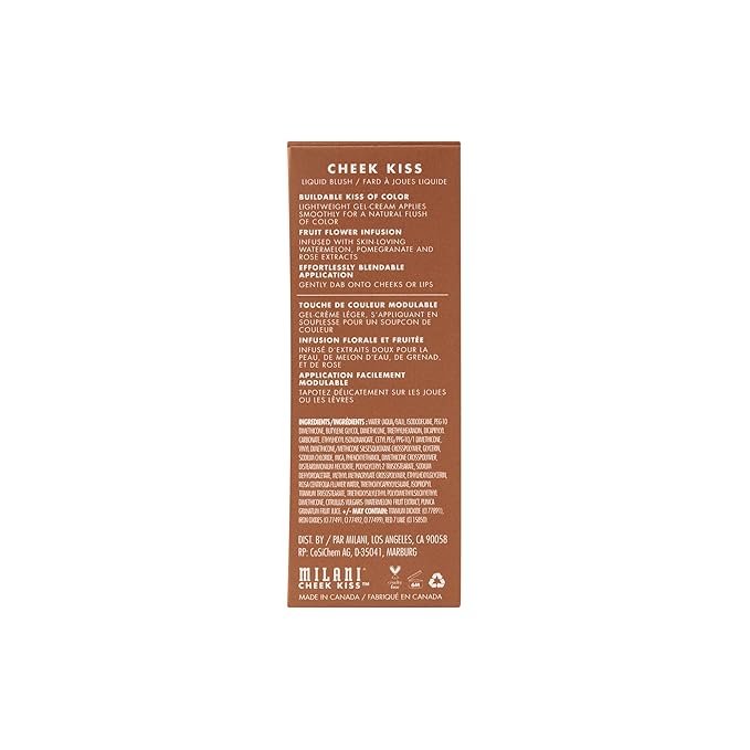 Milani Cheek Kiss Liquid Blush Makeup - Blendable & Buildable Cheek Blush, Lightweight Liquid Blusher and Cheek Color-VivaGrace Women