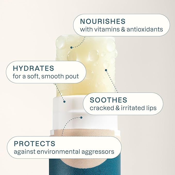 Cliganic Organic Lip Balm Set (4 Packs of 6 Tubes), 100% Natural Moisturizer for Cracked & Dry Lips (Packaging May Vary)-VivaGrace Women