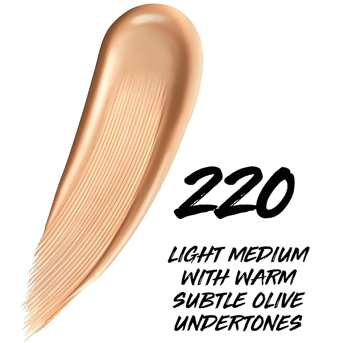 Maybelline Super Stay Up to 24HR Skin Tint, Radiant Light-to-Medium Coverage Foundation, Makeup Infused With Vitamin C, 220, 1 Count-VivaGrace Women