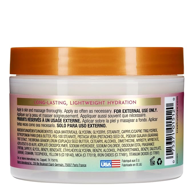 Tree Hut Tropic Glow Whipped Body Butter, Warm Scent with Almond, Golden Amber, and Australian Sandalwood, Long-Lasting Hydration for Soft, Glowing Skin, 8.4 oz-VivaGrace Women