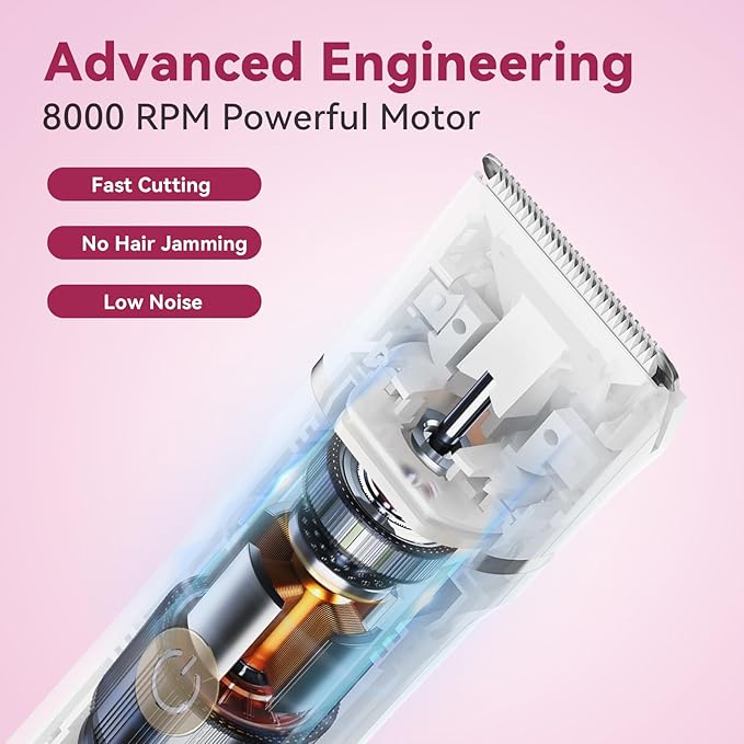 Electric Bikini Trimmer for Women - 4 in 1 Electric Razors for Women, Waterproof Pubic Hair Trimmers and Facial Hair Remover, Replaceable Shaver & Nose Hair Trimmer, Rechargeable Women's Grooming Kit-VivaGrace Women