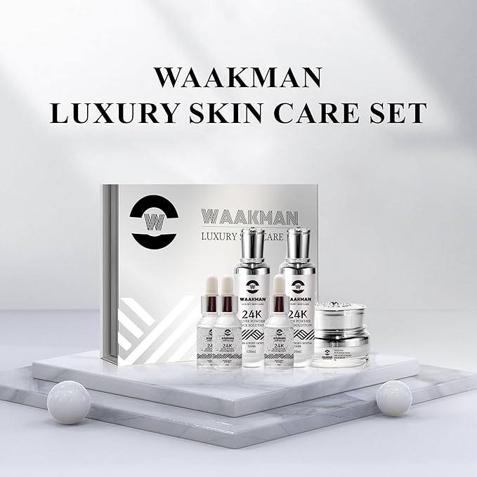 Luxury Skin Care Silver Solution, Facial Cream, Moisturizer, Toner and Serum-VivaGrace Women