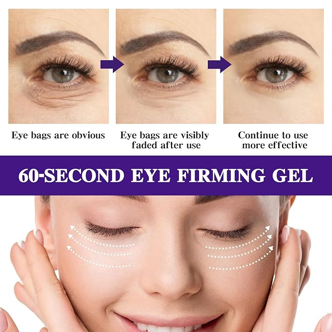 2PCS 60-Second Eye Effects Age-Defying Tinted Firming Gel, 60 Second Eye Firming Gel, Firming eye skin, Reduce Eye Skin Problems-VivaGrace Women