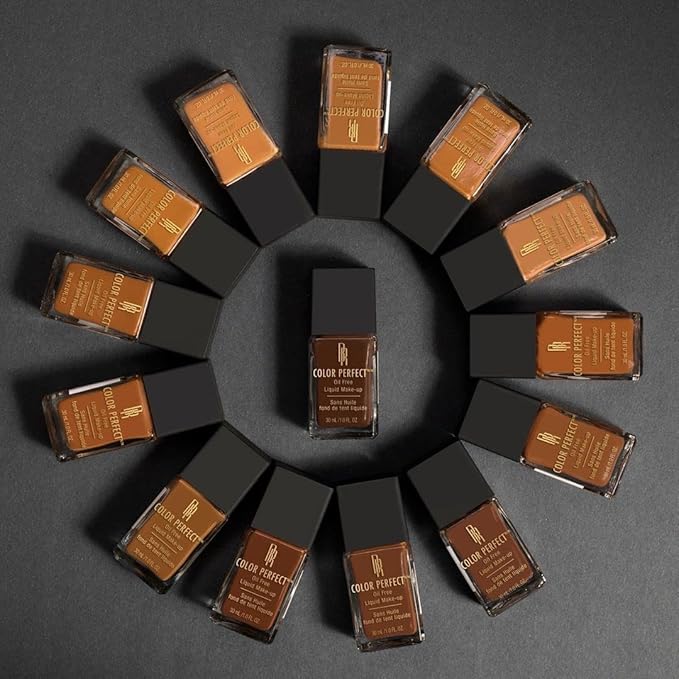 Black Radiance Color Perfect Liquid Full Coverage Foundation Makeup, Mocha Honey, 1 Ounce-VivaGrace Women