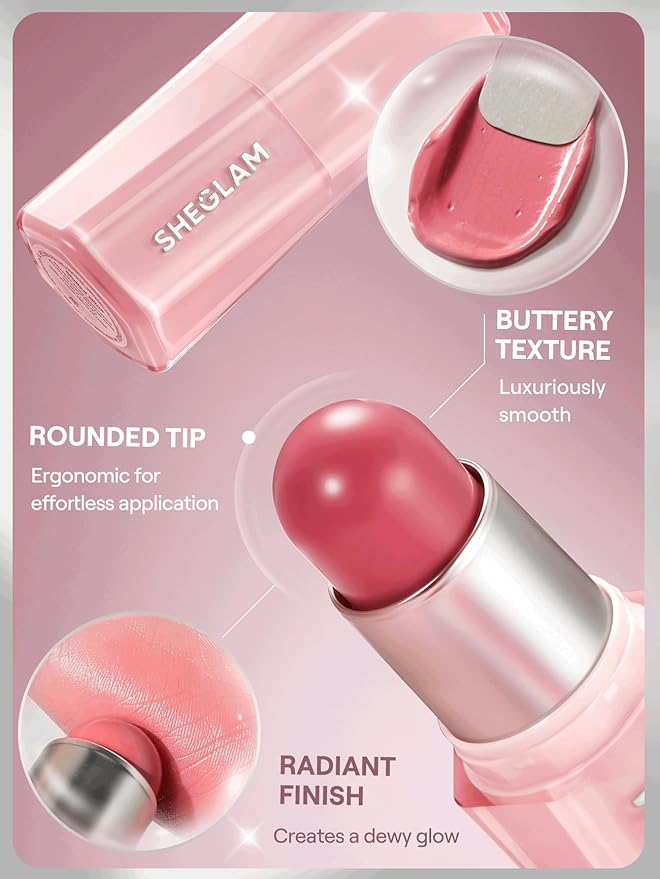 SHEGLAM Buttery Bliss Blush Stick Cream Milk Makeup Blush-Love Cake-VivaGrace Women