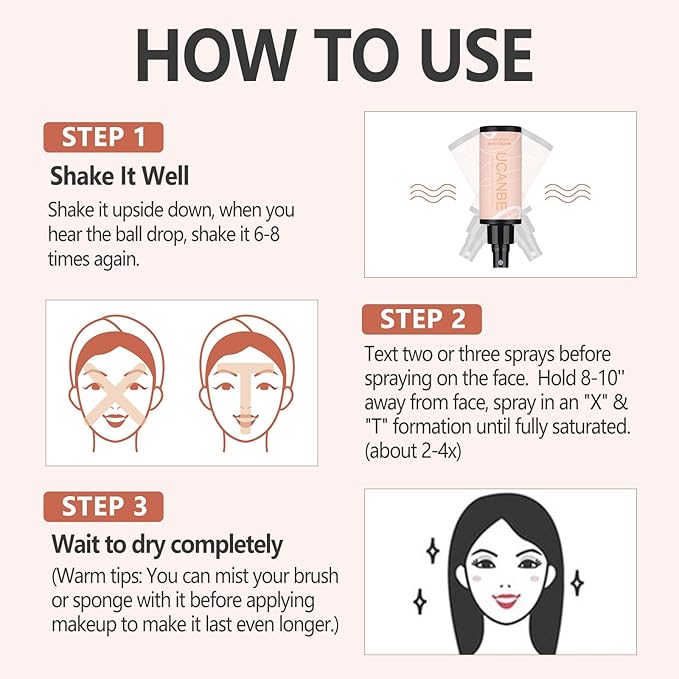 Long Lasting Makeup Setting Spray Kit - 3.38 Fl oz Super Matte Finish Setting Mist Lightweight Face Make up Fixer for Oily Skin + 1PC Sponge Puff + 1PC Powder Puff-VivaGrace Women