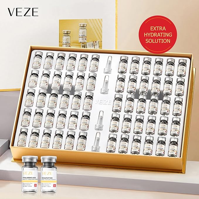 VENZEN Hexapeptide Bouncy Freeze-Fried Powder 60PCS Set Refreshing Hydration Luxury Skin Care Gift Box 60 Bottles-VivaGrace Women